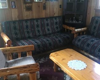 lodge look furniture made in Montana