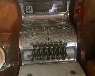 one of three cash registers. -working