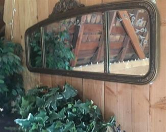 great gesso frame 3-panel mirror