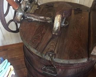 very old laundry machine