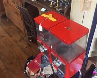 vintage gum ball machine
