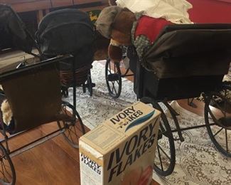 Victorian doll carriage 2x