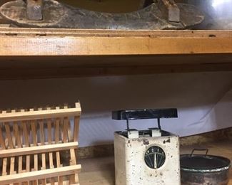 old pack saddle (one of many) scale