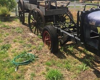wagon pieces and hardware-Model A body