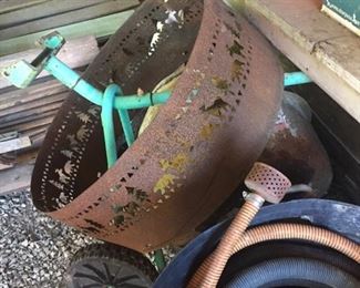 fire circle-well rusted and ready touse