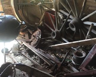 just a shot of wheel parts--(Now moved to yard)