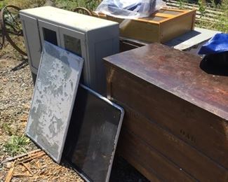 tin top for the Hoosier hutch--at least three of them