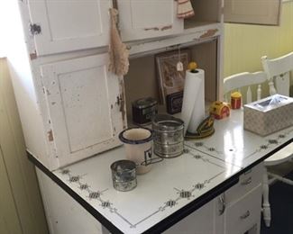 great Hoosier hutch or kitchen queen