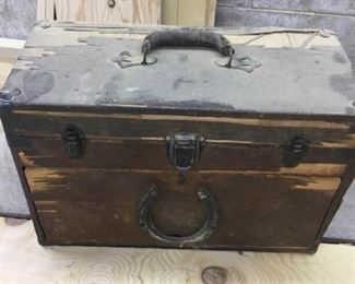 Vintage Wood Tool Box