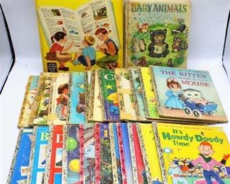 Large Lot of Golden Books 1940s-1960s