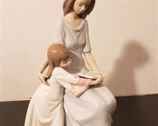 Lladro #5457 Bedtime Story - 10.5" tall, with original box.