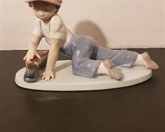 Lladro #7619 All Aboard, 5" Tall x 7.5" Wide - with original box