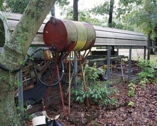 Vintage stand & drum