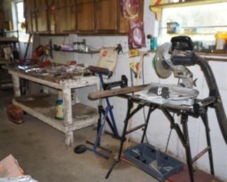 Delta sliding10" Compound Miter saw & stand SOLD