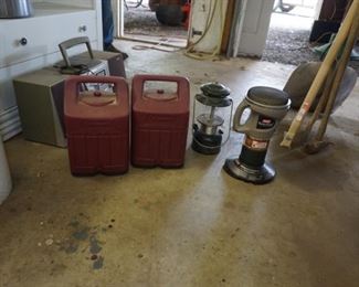 Colman lanterns and cases