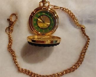 5. John Deere Pocket Watch Model B Tractor Franklin Mint Asking $150.00