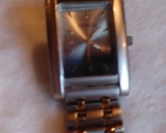 21. Geneva Quartz Men's Watch Blue Dial Stainless Steel Asking $35.00