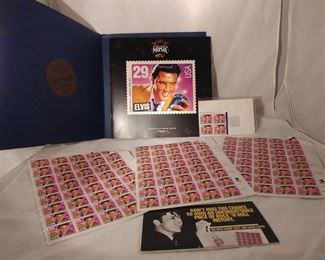 Elvis Complete Collection Item 9918 First Day of Issue 1993 Stamps Set Asking $65.00, some stamps damaged