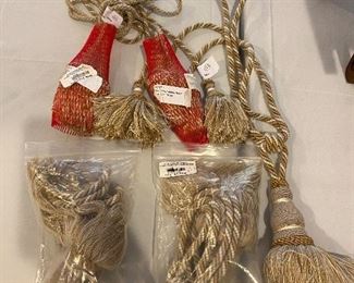 Brand new tie backs / tassels from Frontgate