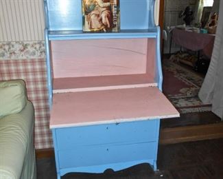 PAINTED DROP FRONT DESK