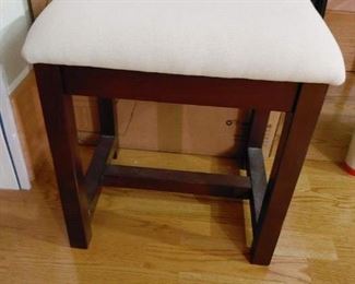 small bench or vanity seat