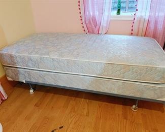 twin mattress boxspring and frame