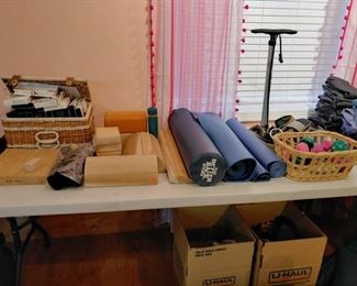 Yoga studio equipment