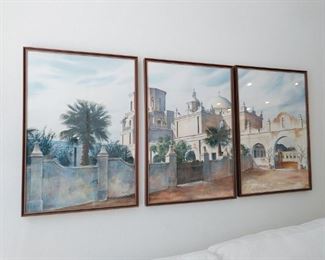 large watercolor artwork