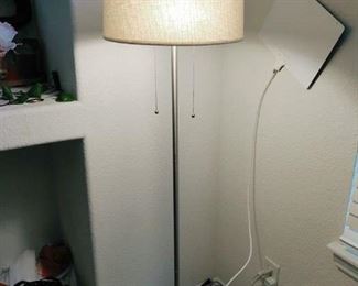 chrome floor lamp