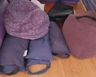 yoga and exercise weights