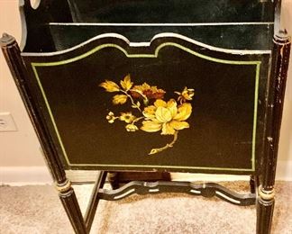 Vintage Magazine Rack 18w x 11.5 x 31h
$45