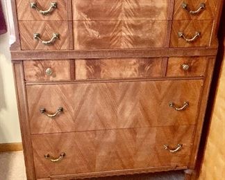 Antique Gent Dresser on wheels,
 mint condition 36w.  20d x 48h $125