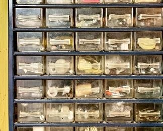 $45 drawers of hardware $25