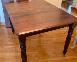 Cherrywood Rectangle Dining Table
48 x 36 x 30h w/ 12” Leaf & Table Pads (originally $1500)  Asking $650