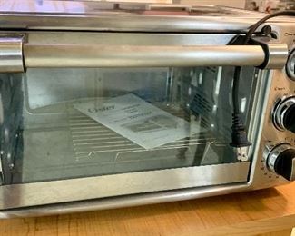 Oster Large Convection Toaster Oven, Brushed Chrome (TSSTTVSK01) $54