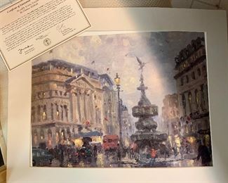 Thomas Kincaid Signed & Numbered Print
Piccadilly Circus
