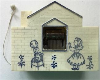 Rare Vintage Music Box made by Wal-Feld of New York