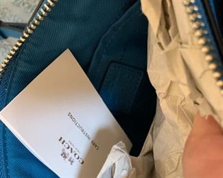 Coach light blue New small shoulder bag $20
