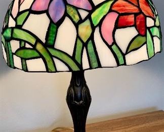 Small Tiffany Style Lamp $25