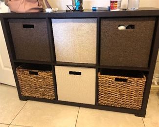 6 drawer storage basket unit. 