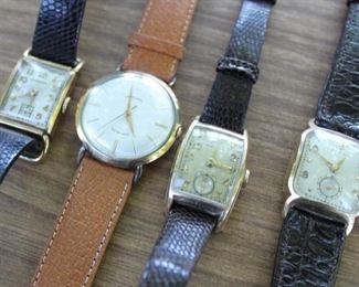 Vintage watches, Hamilton, Wittnauer, etc.