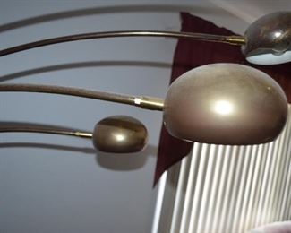 $100 1960's Mid Century Modern Floor Lamp Brass with Marble Base