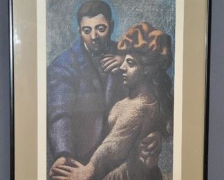 MATTED AND FRAMED LITHOGRAPH NUMBERED 2179/3000. 25” x33” OUR PRICE $125.00