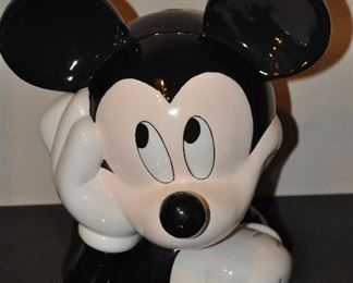 ADORABLE MICKEY MOUSE COOKIE JAR BY TREASURE CRAFT. OUR PRICE $50.00