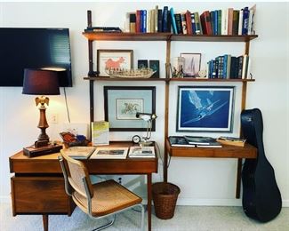 Teak shelving
Teak record cabinet