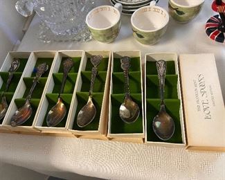 Sterling "Love Spoons" collection from Franklin Mint