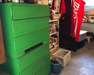 vintage cedar drawers - pair