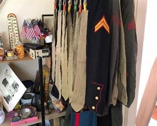 WWII uniforms and accessories