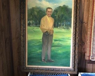 Arnold Palmer portrait or some say it’s Ben Hogan