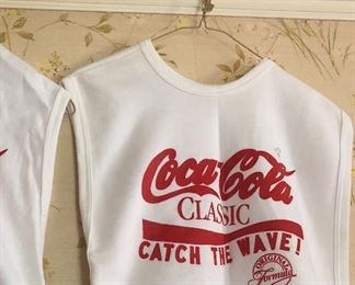 vintage Coca Cola 1990s sleeveless sweatshirts